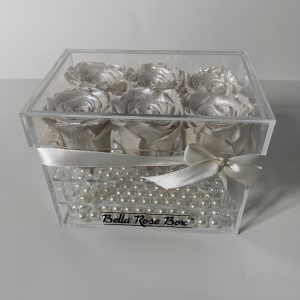 BellaRoseBox 6 Rose Acrylic Box